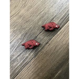 University of Arkansas Razorbacks College Charm For Crocs Shoe Charms - 2 Pieces